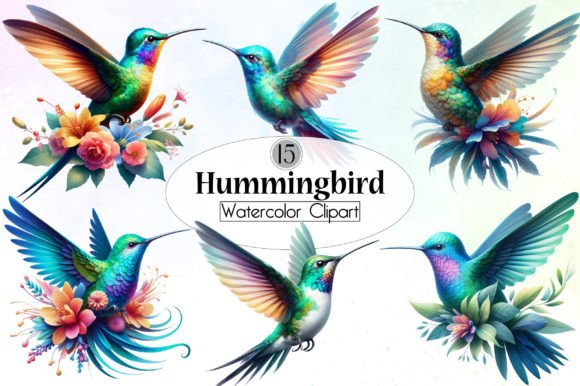Download Hummingbird Watercolor Clipart - Art Collection