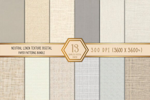 Download Neutral Linen Texture Digital Paper Bund - Text Collection