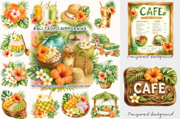 Download Coquette Bali Tropical Morning Clipart - Art Collection