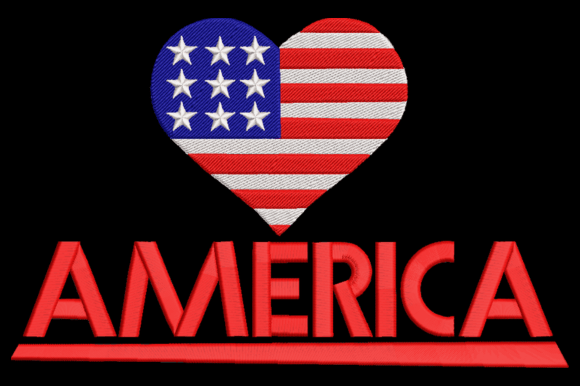 Download America Patriotic Heart - Art Collection