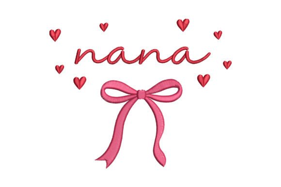 Download Nana Coquette Bow Hearts - Art Collection