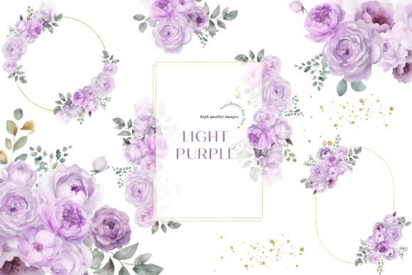 Download Elegant Light Purple Flowers Clipart - Art Collection