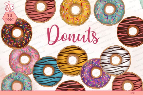 Download Hand Drawn Donuts Clipart - Art Collection