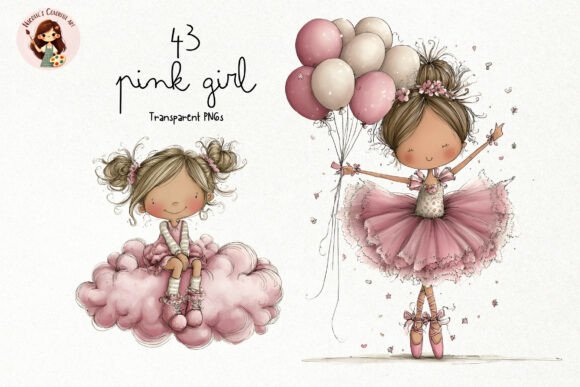 Download Pink Girl PNG Clipart - Art Collection