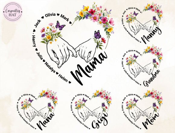 Download Custom Mom Heart Hands PNG - Art Collection