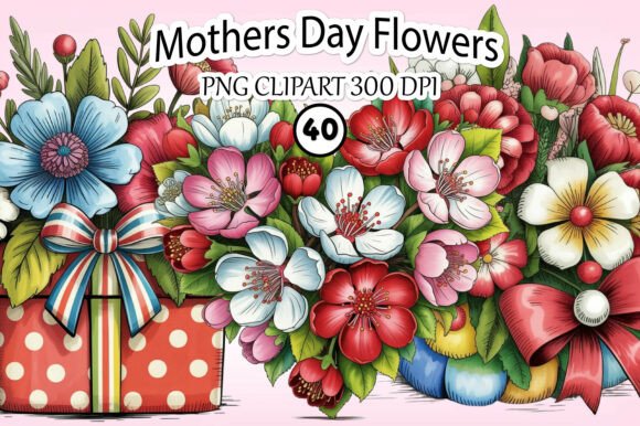 Download Watercolor Mother’s Day Flowers Clipart - Art Collection