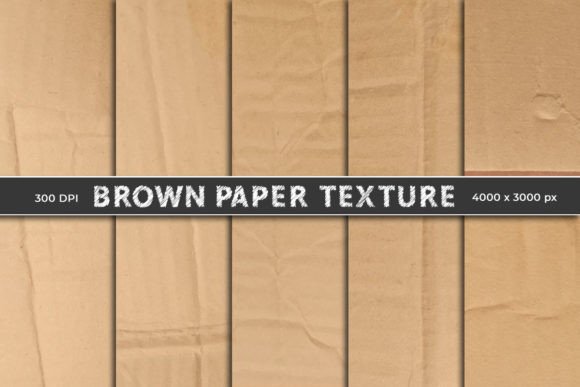 Download Brown Paper Textures or Digital Paper - Text Collection