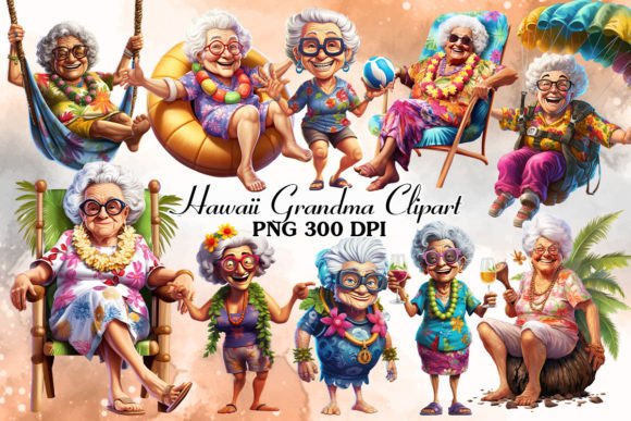 Download Hawaii Grandma Sublimation Clipart - Art Collection