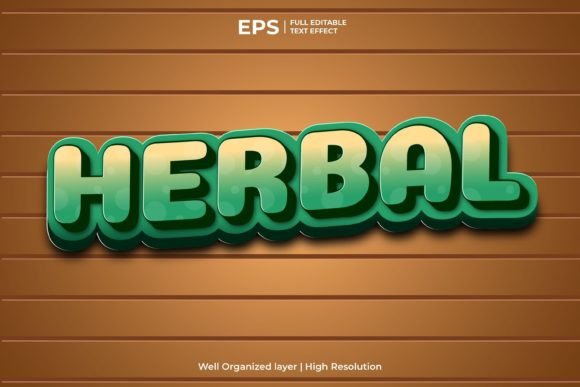 Download Herbal Editable Text Effect Nature Theme - Text Collection