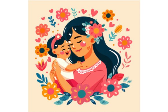 Download Hand Drawn Mothers Day Illustration - Mothers day Collection