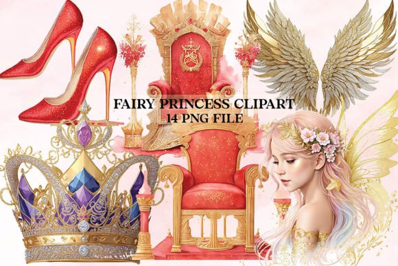 Download Fairy Princess Clipart Bundle - Art Collection