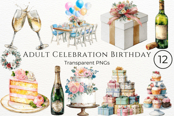 Download Adult Celebration Birthday Clipart - Art Collection