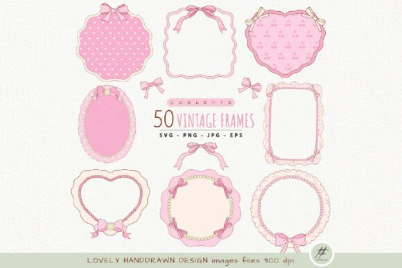 Download Coquette Frame Clipart - Art Collection