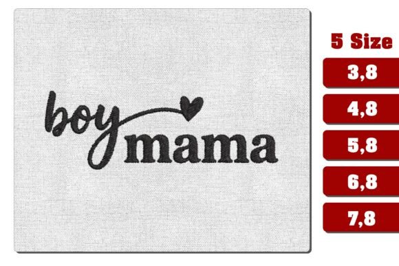 Download Boy Mama Minimalist Heart Embroidery - Art Collection