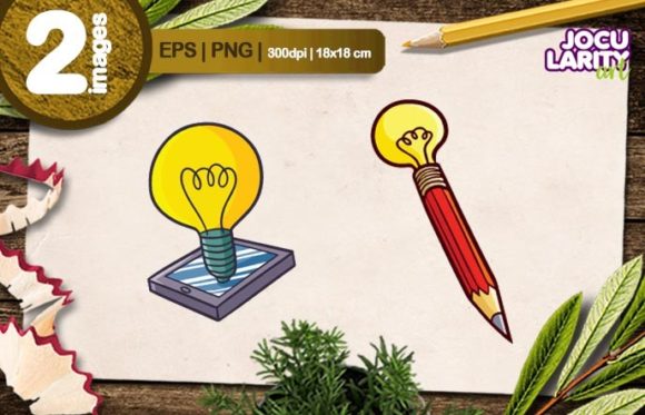 Download Cute Conceptual Idea Bulb Lamp Cartoon - Art Collection